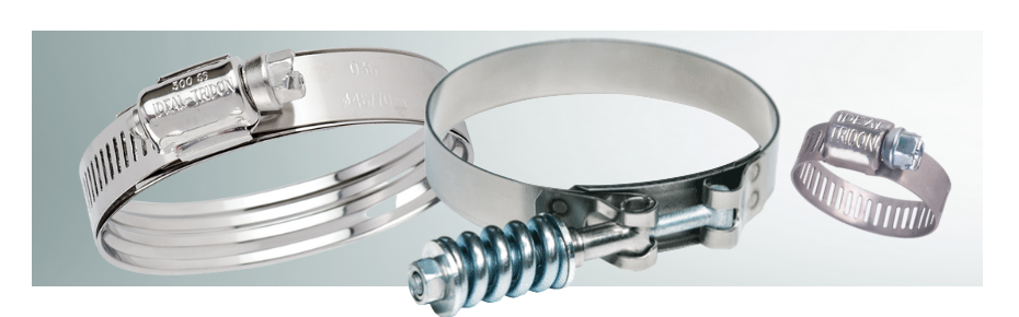 Details about   10 IDEAL HOSE CLAMPS SIZE 12 STAINLESS STEEL WITH STOPPER 13-32MM 